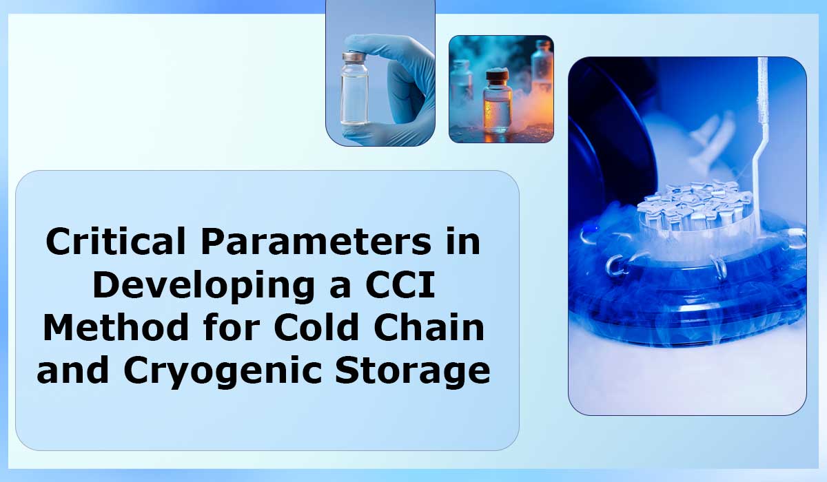 Critical Parameters in Developing a CCI Method for Cold Chain and Cryogenic Storage